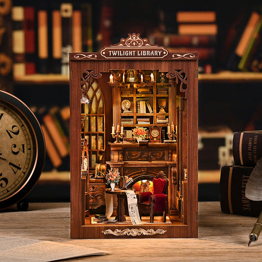 Micro Light Book Pavilion Miniature House