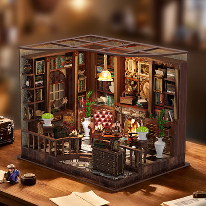 Left Bank Study Room DIY Miniature House Kit