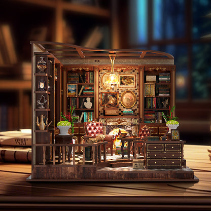 Left Bank Study Room DIY Miniature House Kit